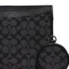 COACH Hitch 25 classic presbyopic zipper closure PVC shoulder crossbody bag medium men's black