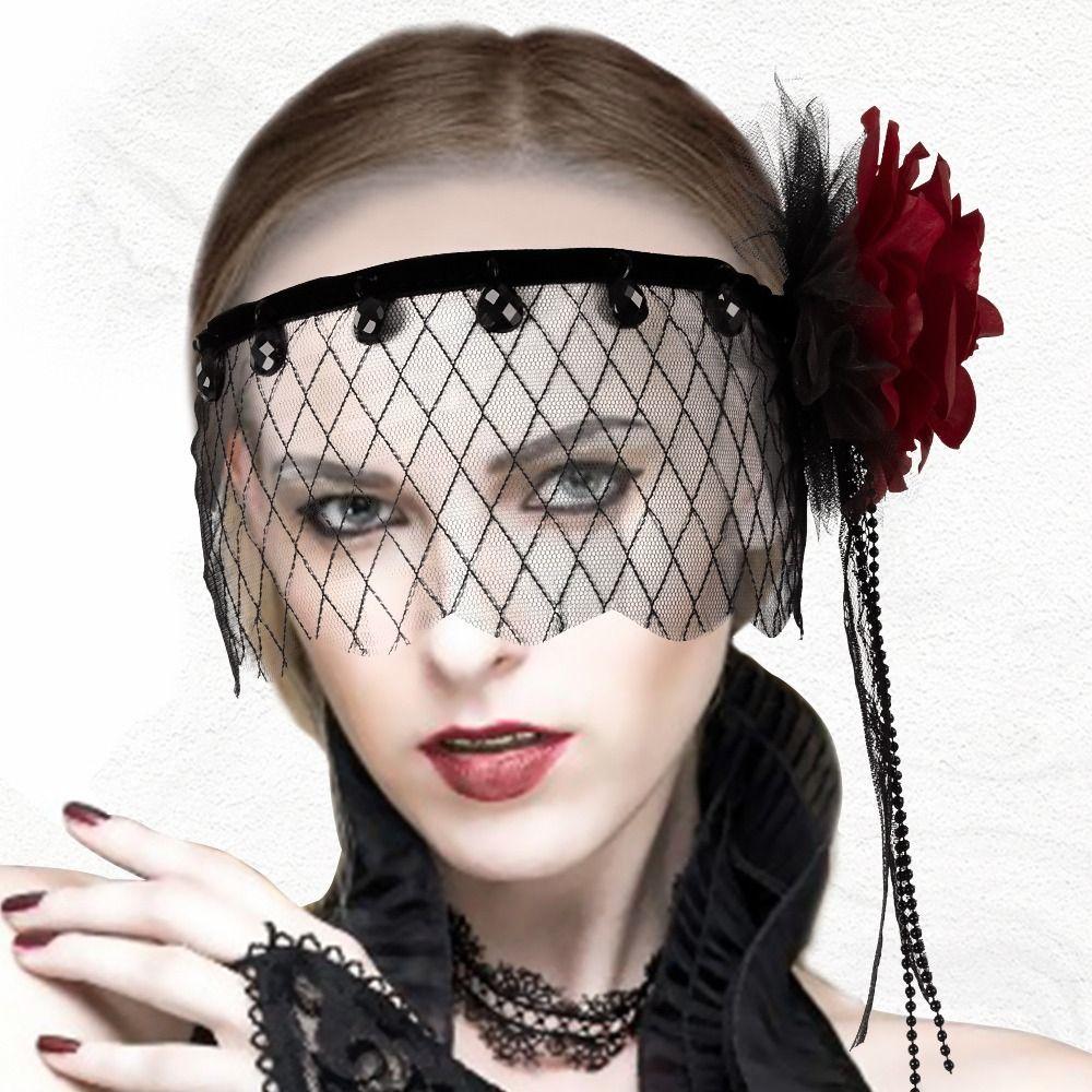 Fashion Halloween Masquerade Mask Lightweight Spider Princess Masque  for Women Girls