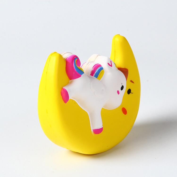 Flying Horse Moon Squishy Toy With Slow Rebound For Stress Relief And Gift Use
