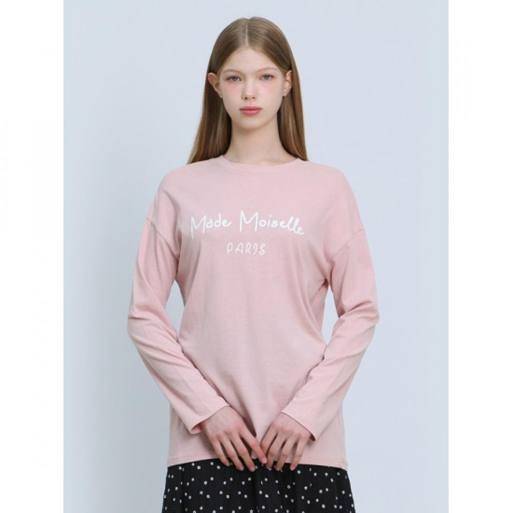Ozoc Women LeTTering Loose FiT Long Sleeve T shirT