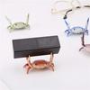 Japanese Creative Cute Crab Pen Holder Weightlifting Crabs Pen Holder Stand Bracket Storage Pen Rack School Office Home Store Accessories