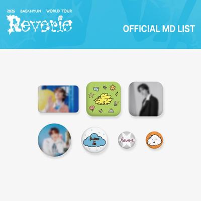 2025 Мировой тур BAEKHYUN Reverie Набор значков