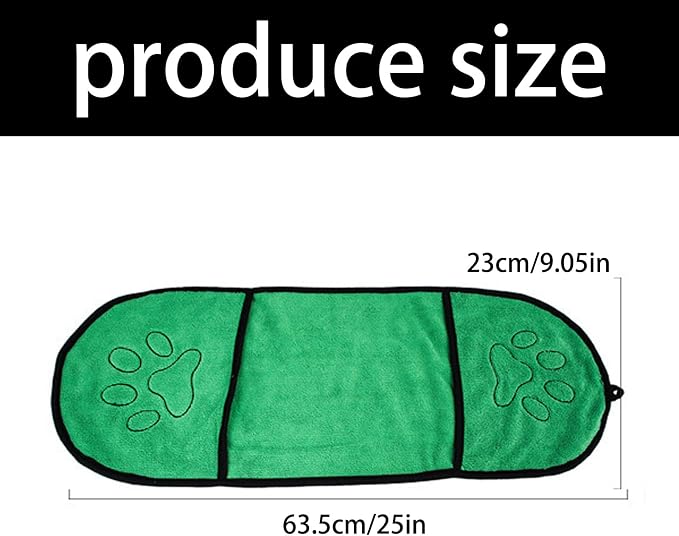 Dog bath towel, quick-drying and warm, suitable for pet bathing or swimming