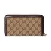 GUCCI Leather Wallet Mini Women's Beige & Ebony 790035-FADHW-9742