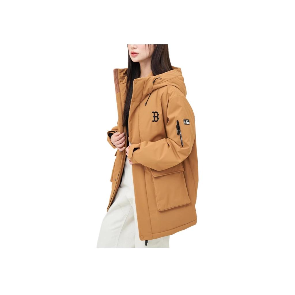 Новая пуховая куртка MLB Boston Red Sox Унисекс Верблюжий 3ADJB1446-43CAS