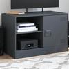 VidaXL TV Stand Anthracite 67x39x44 Cm Steel, TV Bench, TV Unit, Multimedia Unit, TV Sideboard, Hi-fi Unit, Center of 841695