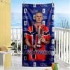 Haaland Personalized Name Beach Towel Quick-Dry Soft Microfiber Portable for SwimmingBeachCamping Travel Beach AccessoriesGym