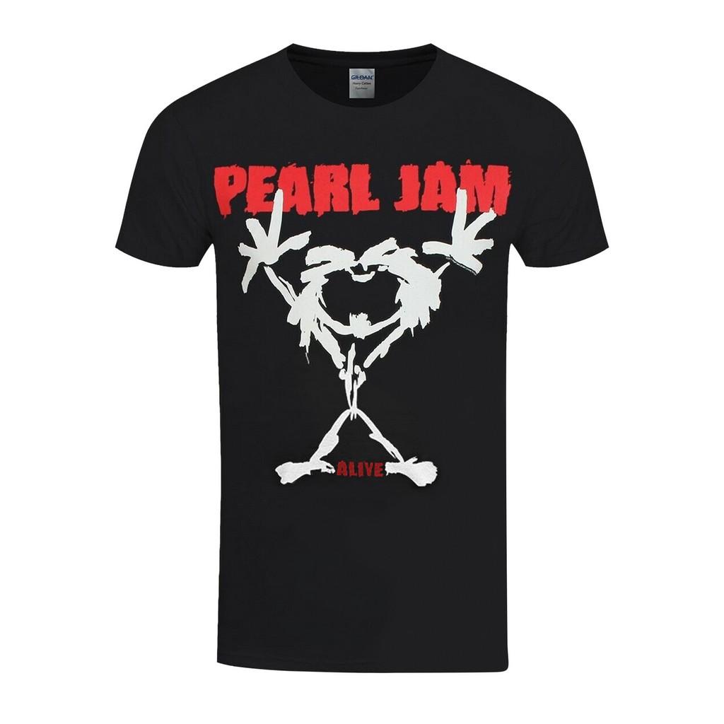 PEARL JAM Unisex Adult Stickman T-Shirt
