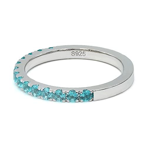 [Takeda Jewelry] Кольцо-дорожка с турмалином Параиба. Этот редкий турмалин параиба воплощает мощную энергию. Его красивый изумрудно-зеленый цвет, напоминающий
