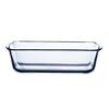 Synergy Trading Pyrex Heat-Resistant Glass Container, Loaf Dish, Cake Pan, Pound Cake Pan, Oven and Microwave Safe, 28x12 Oz, 1.5L, Square