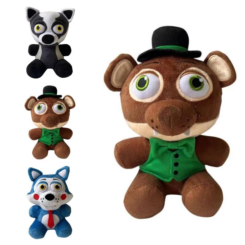 New Fnaf Spring Trap Series Midnight Bear Plush Toy Figure