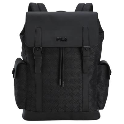Рюкзак Heritage Black Warrior 2.0 Однотонный с клапаном Логотип бренда Тканевый рюкзак Мужской рюкзак F13M538104F