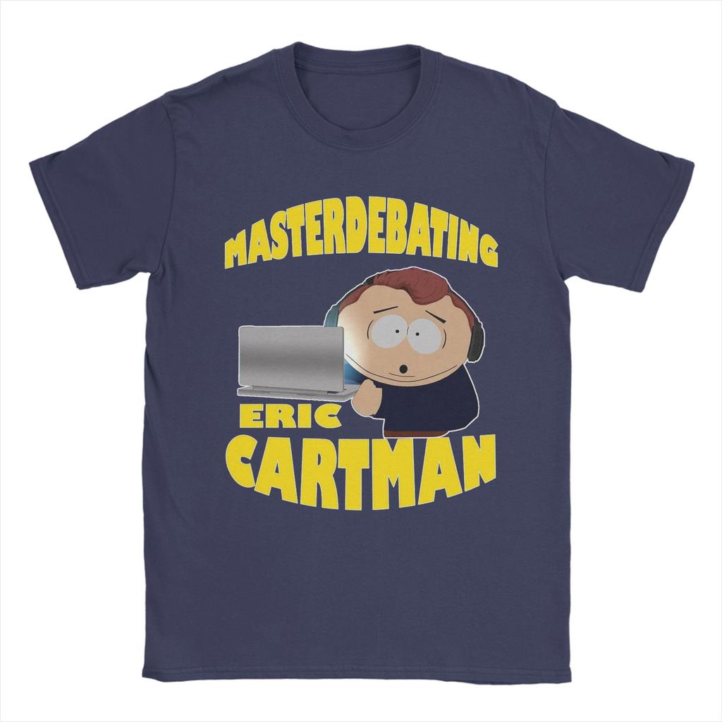 Смешная футболка South Parks с принтом 'Masterdebating Cart' для унисекс, с круглым вырезом, из чистого хлопка, с коротким рукавом, одежда