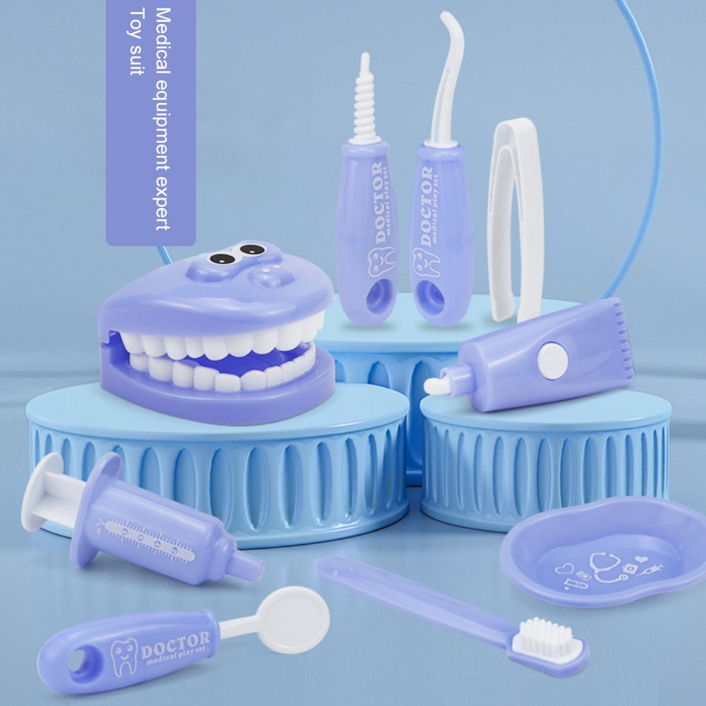 Детские игрушки Взаимодействие родителей и детей Для девочек и мальчиков Стоматолог Проверка зубов Модель Ролевая игра Детская обучающая игрушка