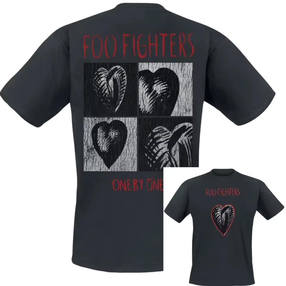 A Matter of Time Foo Fighters T-Shirt Men Women Vintage Metal Rock Band Graphic Tee 100% Cotton Summer Streetwear Top