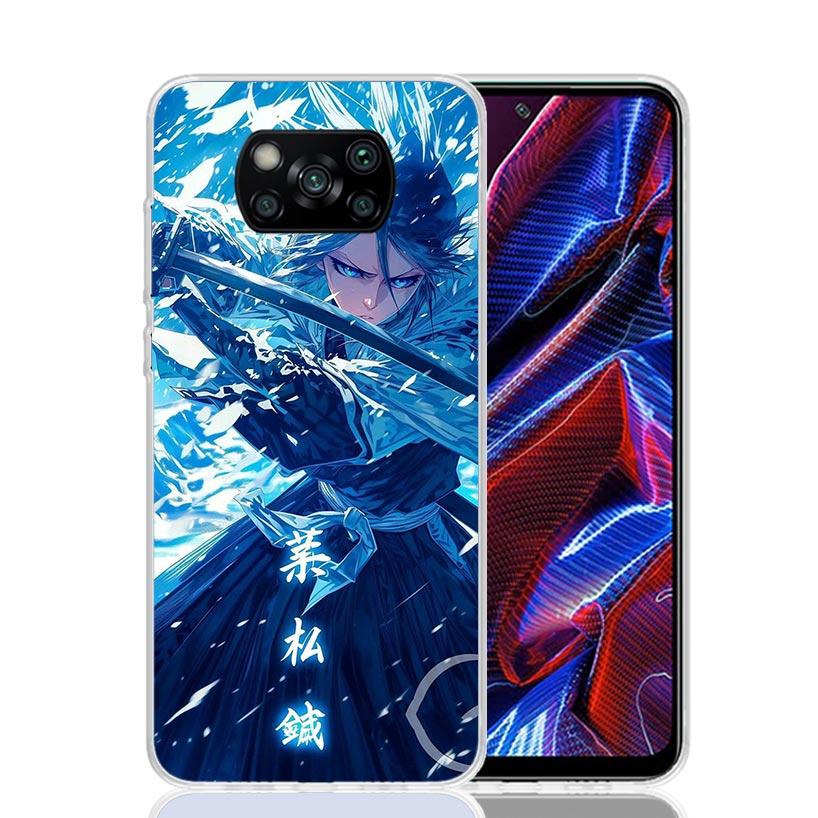 Чехол для телефона Bleach Кучики Рукия для Xiaomi Poco X7 X6 X5 Pro F7 Ultra Redmi 15C 15 13 13C 12 12C 10 10A 10C 9 9A 9C 9T Cover Poc