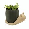 Creative Unique Snail-shaped Flower Pot Cute Corrosion Resistant Eco-Friendly Planter Plastic Growing Pots Home Decor