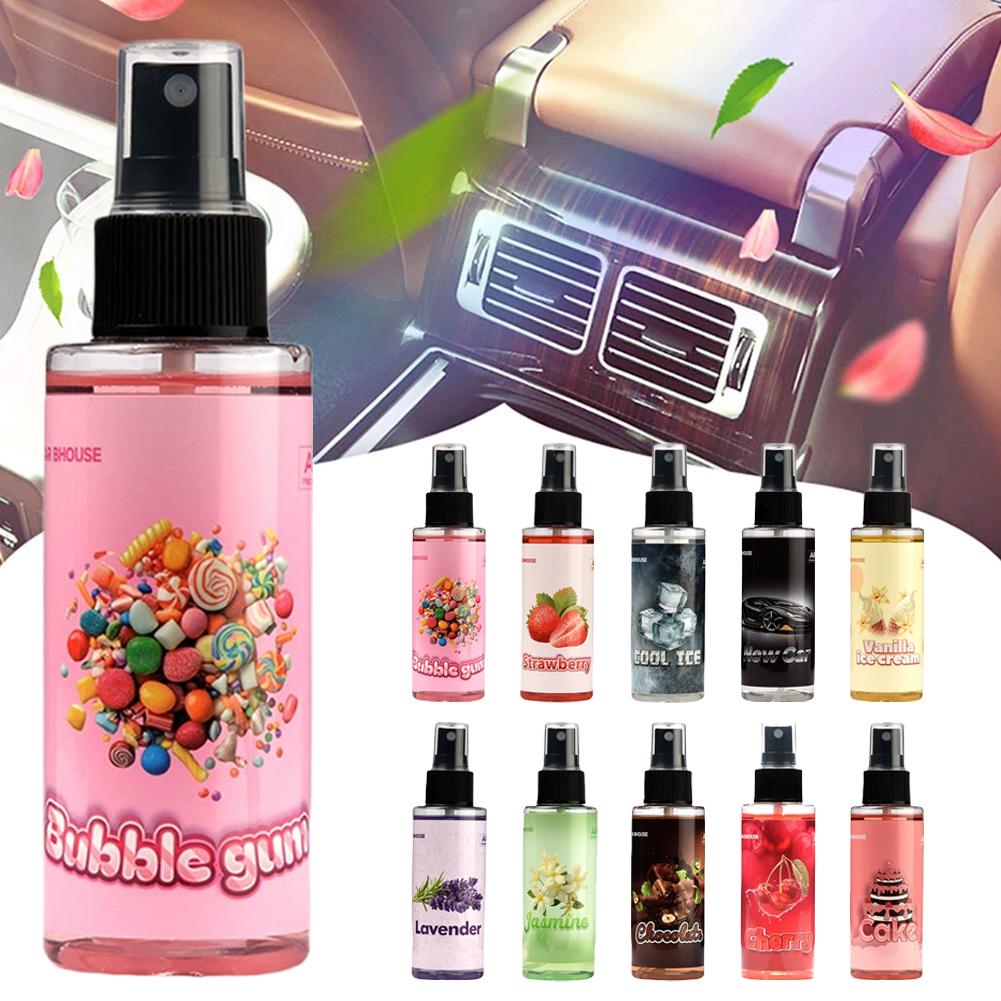Car Air Freshener Spray Car Fragrance Long-Lasting Light Strawberry Cake Scent Fresh Perfume Car Interior Deodorant Spray