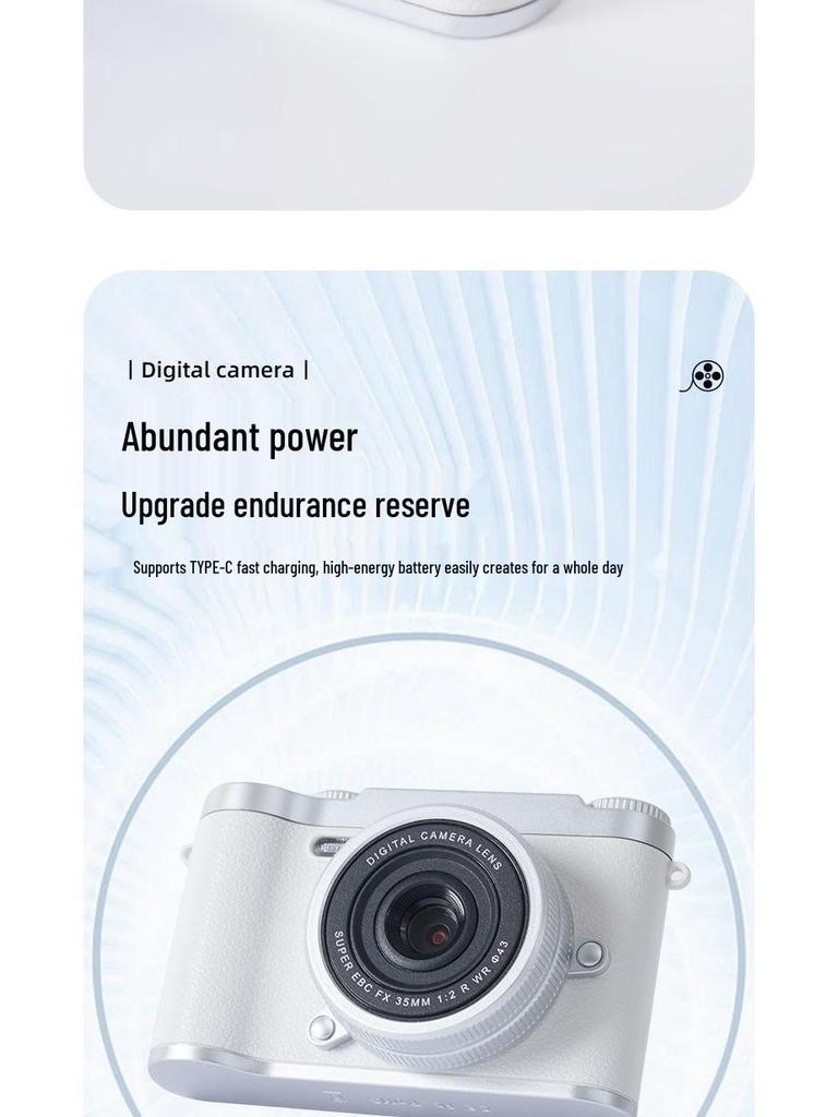 Цифровая камера Zhao Lusi 9600W пикселей, двойная линза, милая, ретро, с возможностью загрузки на мобильный телефон, для студентов