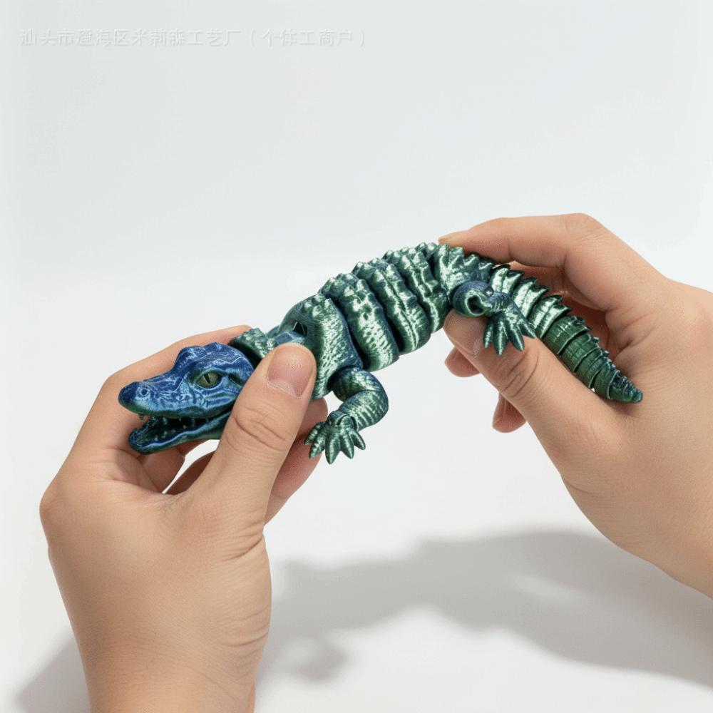 Multi-joint Simulation Crocodile Toy Creative Crocodile Figure Model Party Gift