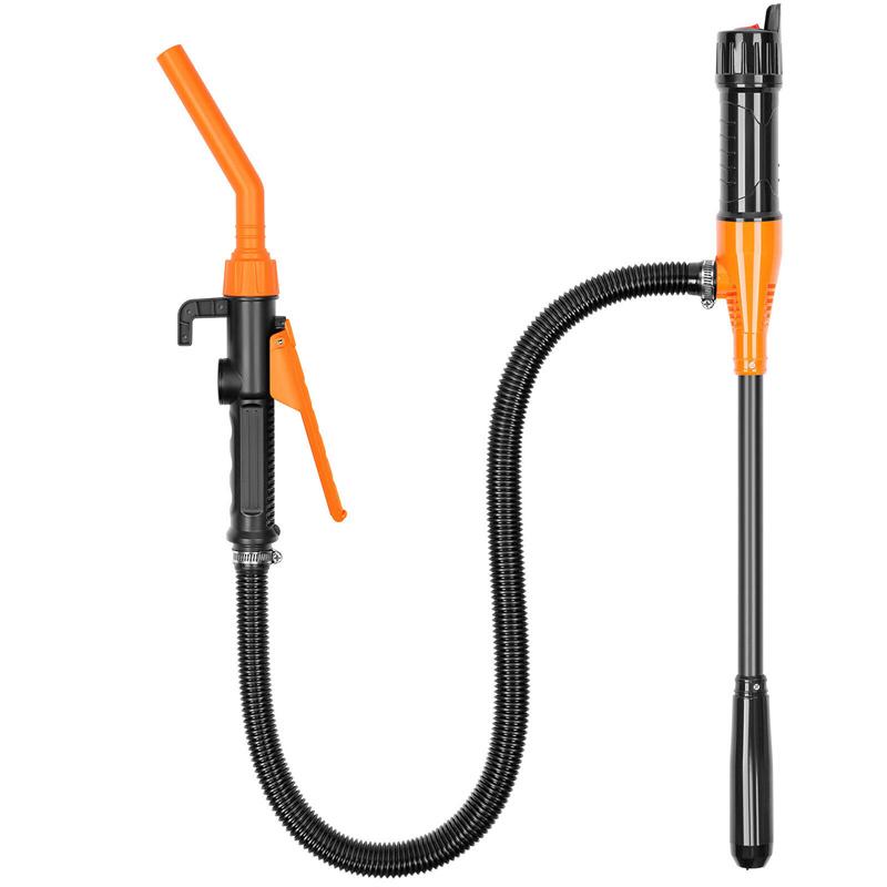 Насос для перекачки жидкости, работающий от аккумулятора, насос для перекачки топлива с насадкой для регулирования расхода, 2,4 галлона в минуту, портативный насос для перекачки