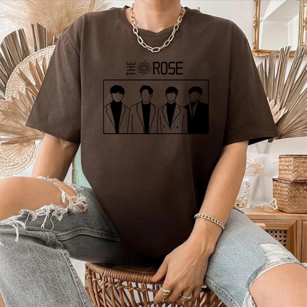 The Rose Shirt Dawn To Dusk Tshirt We Are in The Rain Cool Music Tees KRock Tshirt Kpop Concert Merch Trendy Top Gift for Fans