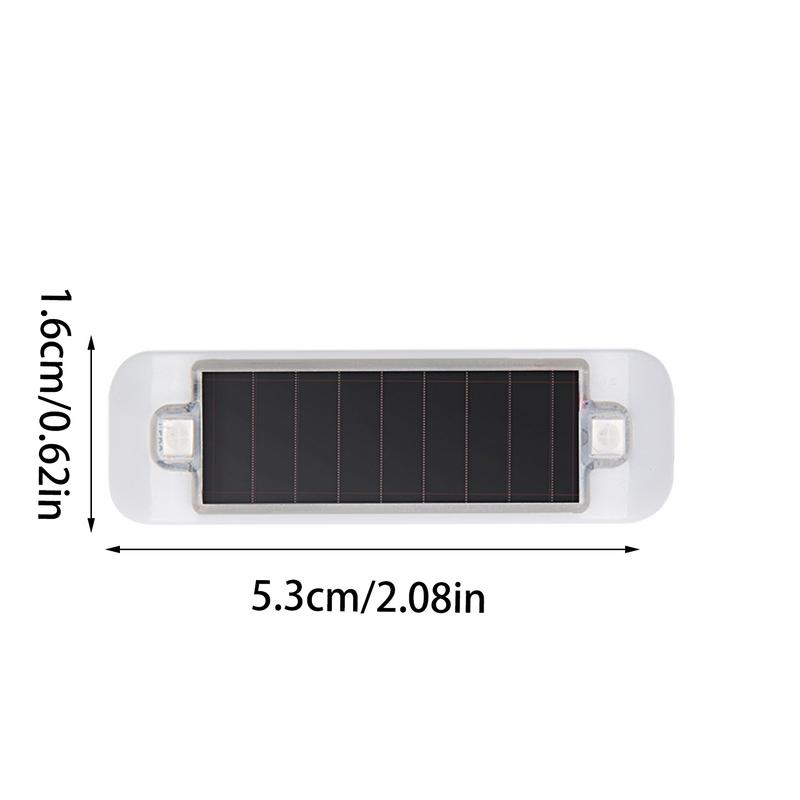 Задние фонари для велосипедов Датчик вибрации Солнечный свет для транспортных средств Водонепроницаемые самоклеящиеся велосипедные фонари для транспортных средств и мотоциклов