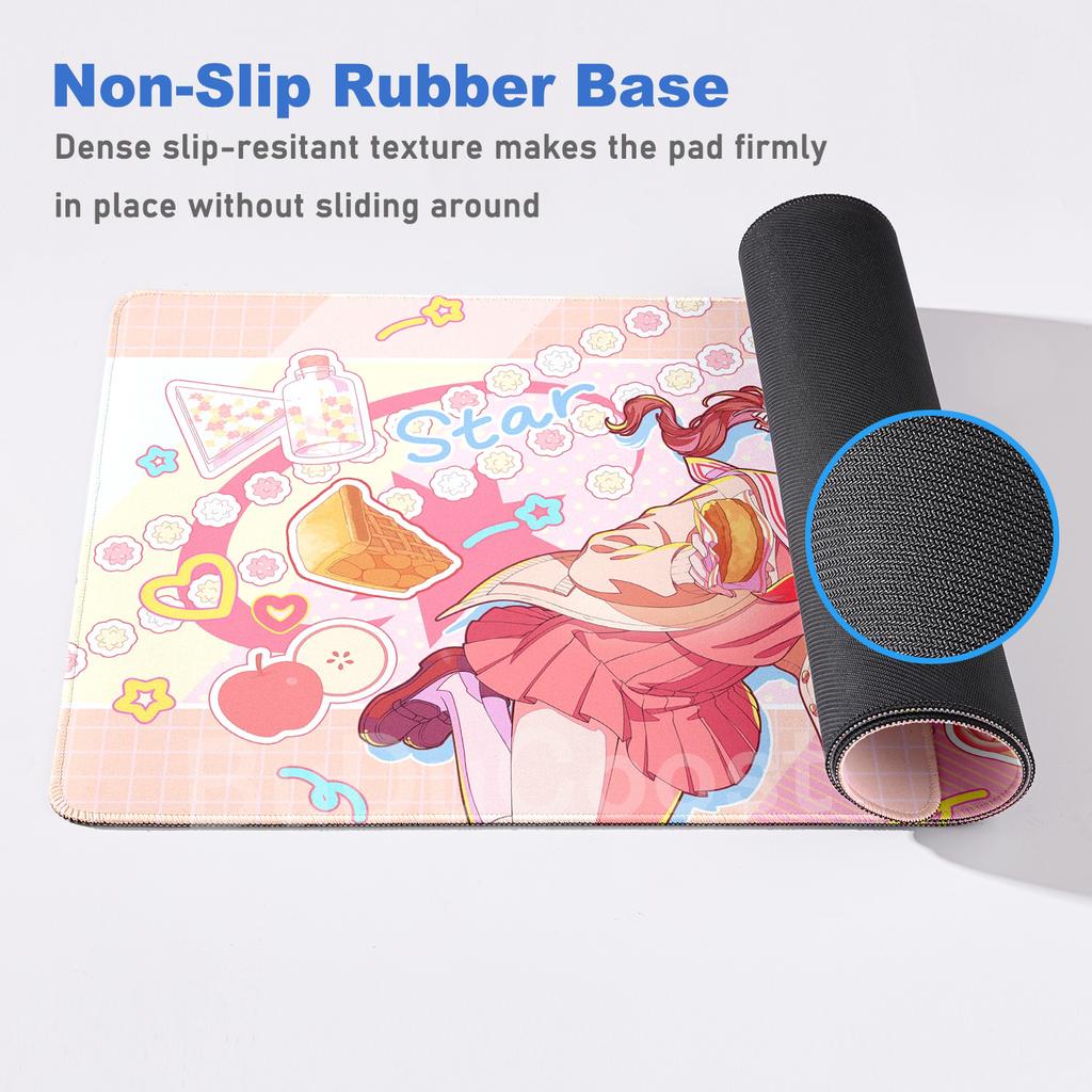 Kawaii Anime Girl Deskmat Project Sekai 2024 Birthday Character PJSK Mouse Pad Gaming XXL Antislip Mousepad Keyboard Rubber Rug