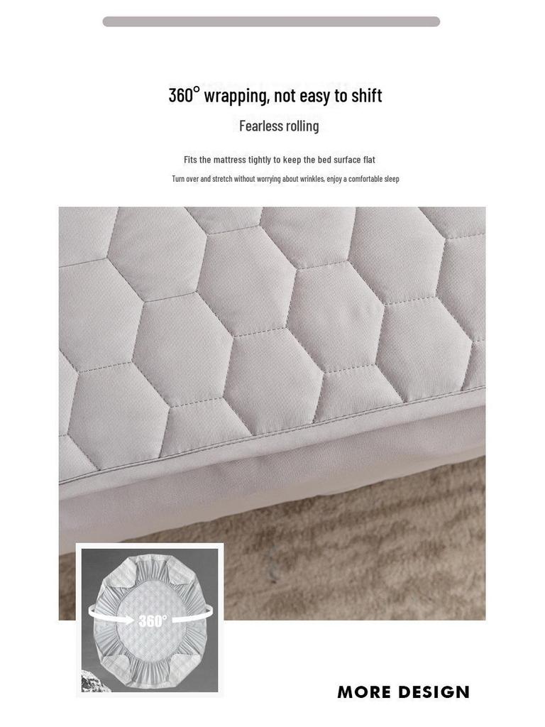 Защитный чехол для матраса Duo Xi Sanded: Моющийся чехол для односпальной кровати или спальни