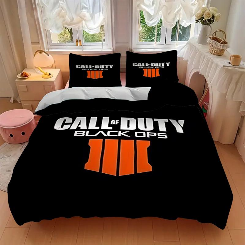 Call Duty Black Ops 4 Print 3Pcs Bedding Setduvet Cover With 2 Bedropillowcase Home Birthday Gift