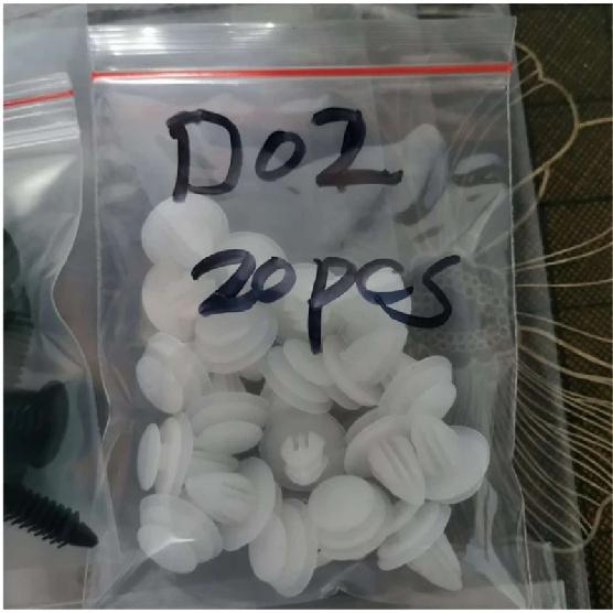 6 Size 100pcs Auto Fastener Clip Mixed for Mitsubishi ASX Outlander Lancer Colt Evolution Pajero Eclipse Cross Grandis
