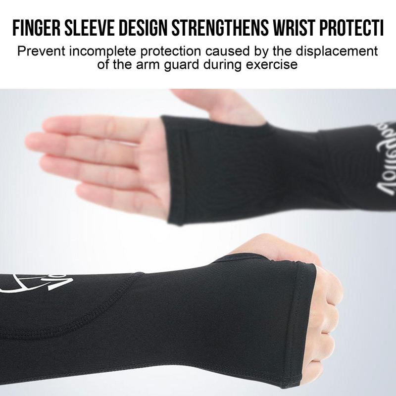 1 пара волейбольных нарукавников, эластичные спортивные нарукавники для баскетбольных тренировок, дышащая компрессионная повязка на руку, поддержка запястья