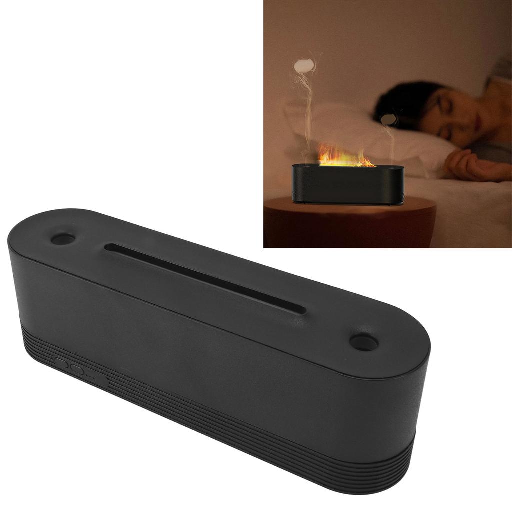 Пламя диффузор черный дым в форме огня большой объем тумана пламя увлажнитель для гостиной спальня