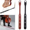 Adjustable PU Leather Cello Endpin Holder Spikes Floor Protector Endpin Stopper for Home End Pin Rest Cello Non-slip Pad