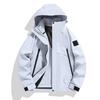 3-in-1 Fleece Lined Jacket Men Women Outdoor Hiking Skiing Waterproof Windproof Fall Winter