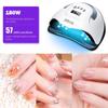 SUN X7 Max All Gel Nail Lamp Auto 57LED UV Lamp Мощная быстросохнущая сушилка для ногтей Профессиональная лампа для сушки ногтей