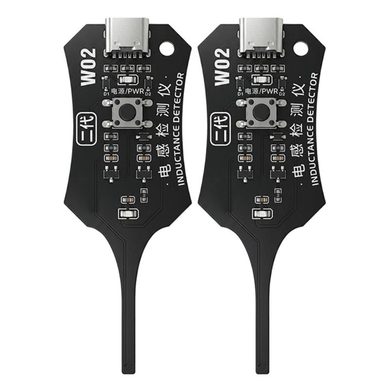 Motherboards Inductor Tester Board with Indicators Light, Double Power Support, and Phone Repair Diagnostic Use Inductance Detector