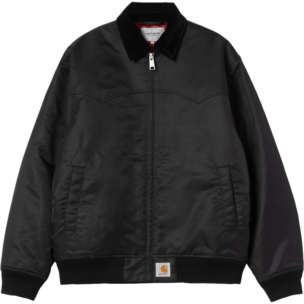 Carhartt WIP FW25 Санта-Фе Куртка для выпускников Классическая Свободная Застежка-молния Ромбовидная стеганая Куртка с длинным рукавом Мужские куртки I035147-31Y-XX