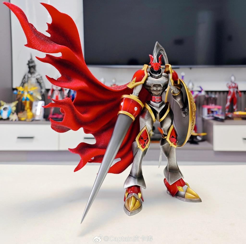 40 см Фигурка Аниме Digimon Галлантмон Мацуда Такато Гилмон Королевские Рыцари Герцог Периферия ПВХ Модель Настольные Украшения Подарки Игрушки