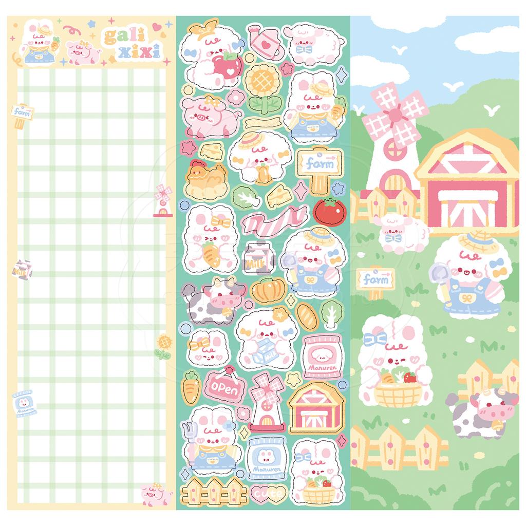 Cute Cartoon DIY Gooka Sticker Hand Account Decorative Sticker DIY Material