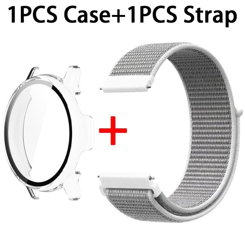 Nylon WatchBand + Case Cover for Garmin Vivoactive 5 / Active 5 Wristband Protective Shell Loop Strap Vivoactive5 Watch