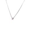 Les Trésors De Lily [P0645] - Opalescent Pink 'Princess Opal' Silver Necklace (rhodium-plated)