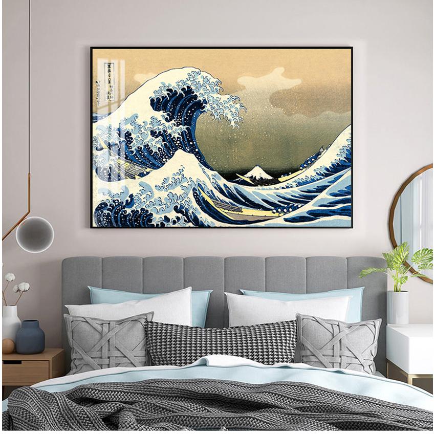 Wall Art Picture For Living Room Home Decor Hd Print Canvas Paintings Japanese Style Traditional S Wave Kanagawa Vintage
