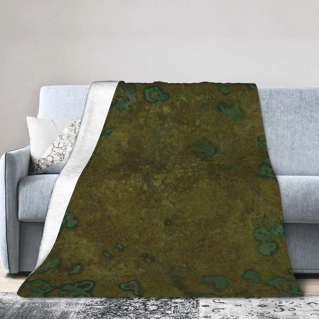 Comfortable Grass Battlemat Flannel Blankets Spring Soft Bedding Throws for Kids Adult Couch Bed Bedspread Sofa Bed Cover