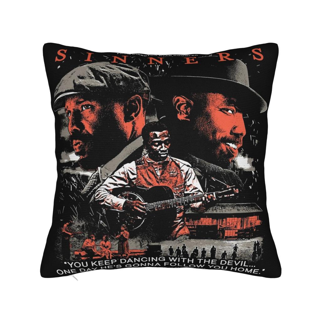 Sinners Horror Movie Pillowcase Stuff Soft Cushion Cover Decorations Throw Pillow Case Cover Home Multi Size
