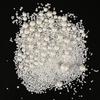White Sprinkles Pearls for Cake Cupcake Cookie Decorating Ice Cream Toppings Celebrations Shaker Jar Wedding Shower Party Supply