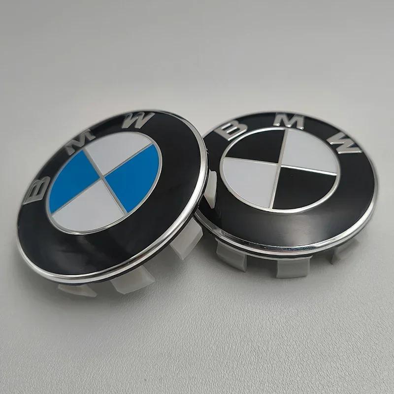 4Pcs/Set 68MM For BMW M Logo X1 X2 X3 X4 X5 X6 F48 G01 E84 E83 Car Wheel Center Cap Hub Covers Badge Styling Accessories