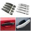 For Opel Insignia A 2008-2018 Carbon Fiber Color Modify Refit Chrome Door Handle Cover Decoration Trim Protection Sticker