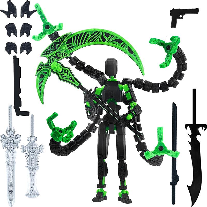 Фигурка Titan 13, 3D-печатный многосочлененный подвижный робот T13 с полной артикуляцией Фигурка Lucky 13 Nova 13 Action