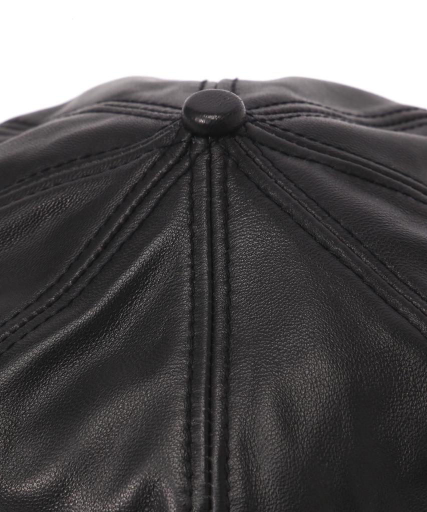 Кепка газетчика Schott из кожи, мужская, размер L, 010, черный, 782-5974006